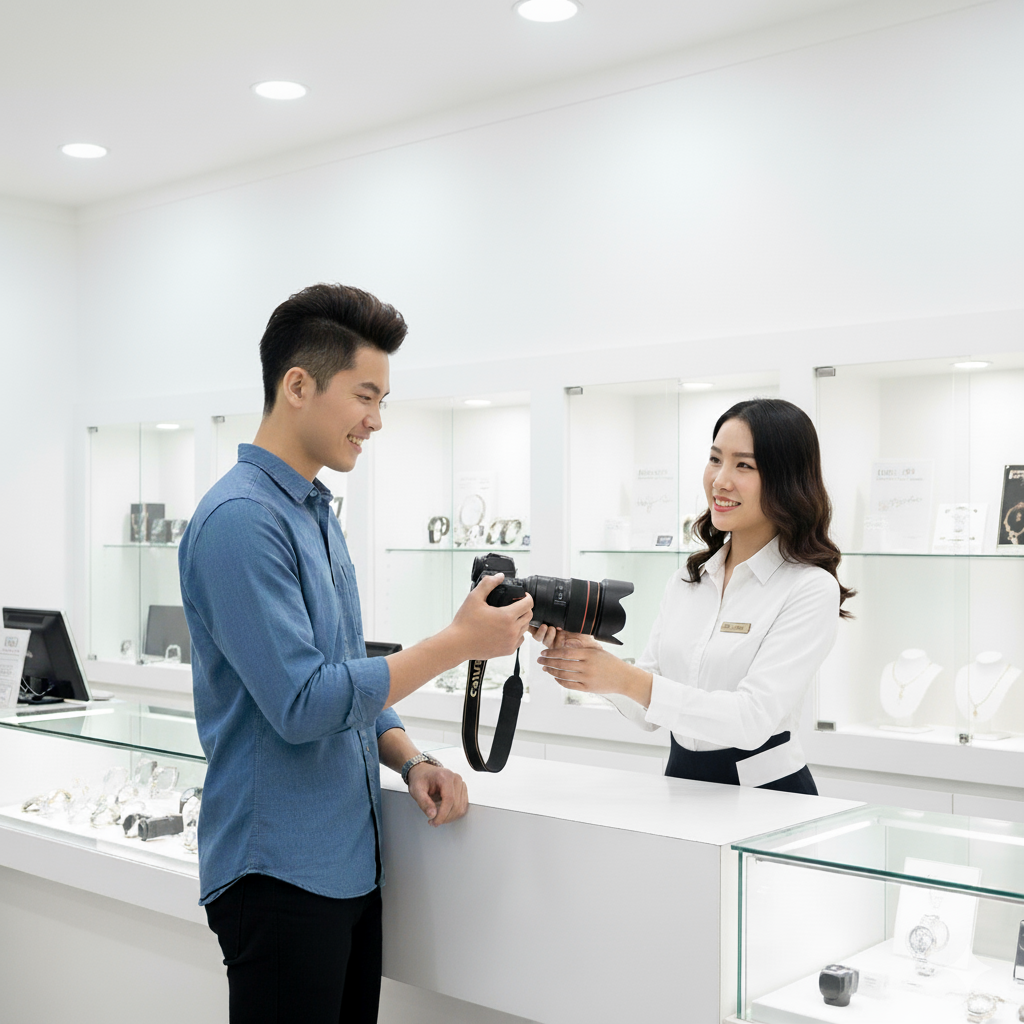 ประเมินราคากล้อง Nikon จำนำ