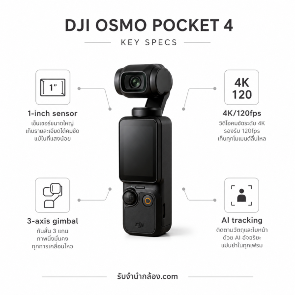 จำนำ DJI Osmo Pocket 4 ได้เท่าไหร่? และต้องเตรียมอะไรบ้าง 2 ChatGPT Image 23 พ.ค. 2569 15 44 13