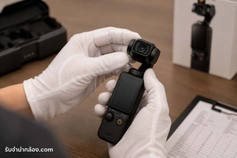 จำนำ DJI Osmo Pocket 4 ได้เท่าไหร่? และต้องเตรียมอะไรบ้าง 3 ChatGPT Image 23 พ.ค. 2569 15 46 43