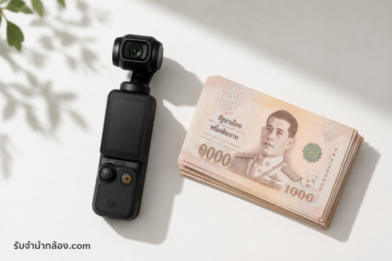 จำนำ DJI Osmo Pocket 4 ได้เท่าไหร่? และต้องเตรียมอะไรบ้าง 5 ChatGPT Image 23 พ.ค. 2569 15 54 14